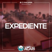 A Câmara Municipal de Acari divulga a seguir as matérias que darão entrada no Expediente da 20ª Sessão Ordinária,