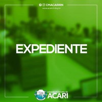 A Câmara Municipal de Acari divulga a seguir as matérias que darão entrada no Expediente da 21ª Sessão Ordinária, que acontece nesta terça-feira (04)