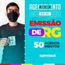 AGENDAMENTOS ON-LINE PARA EMISSÃO DE RG