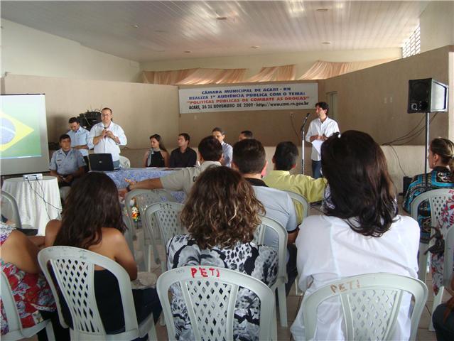Audiência Pública debate tema das drogas em Acari