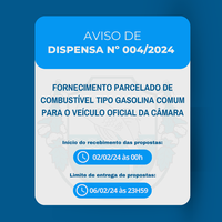 AVISO DE DISPENSA Nº 004/2024