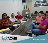 CÂMARA DE ACARI REALIZA PRIMEIRA REUNIÃO PARA AVALIAR COMISSÃO DO HINO MUNICIPAL DA CIDADE