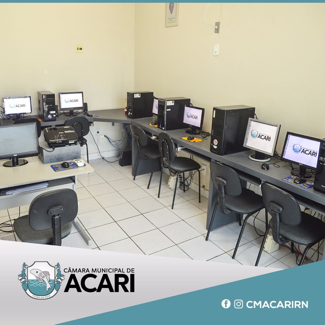 CÂMARA MUNICIPAL DE ACARI DIVULGA TURMAS PARA CURSO DE OPERADOR DE COMPUTADOR