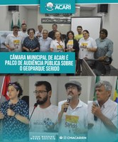 CÂMARA MUNICIPAL DE ACARI É PALCO DE AUDIÊNCIA PÚBLICA SOBRE O GEOPARQUE SERIDÓ