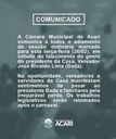 Comunicado!