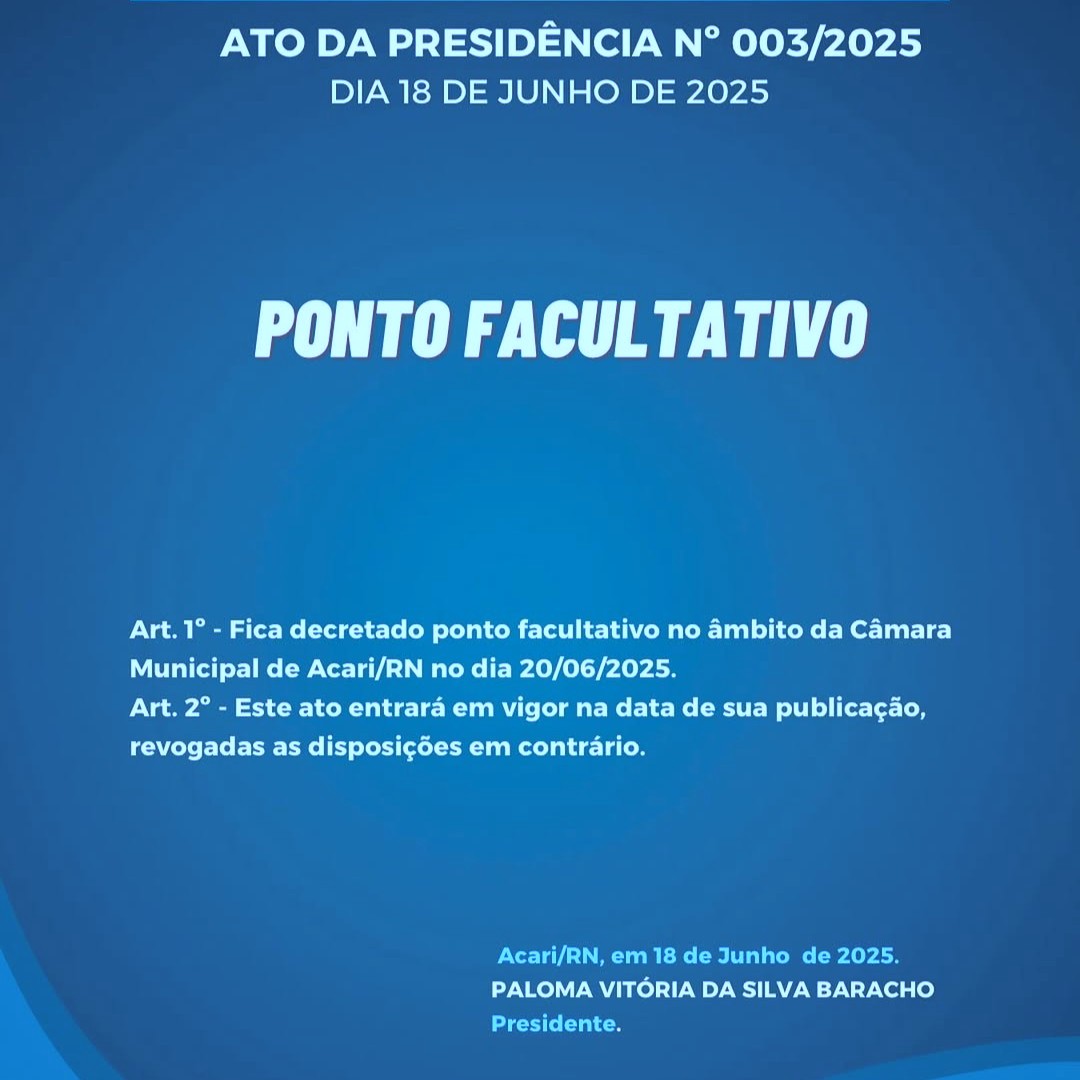 COMUNICADO OFICIAL!