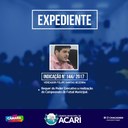 Confira as matérias que darão entrada no Expediente da 10ª Sessão