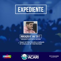 Confira as matérias que darão entrada no Expediente da 10ª Sessão