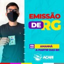 EMISSÃO DE RG
