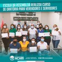ESCOLA DA ASSEMBLEIA REALIZOU CURSO DE ORATÓRIA PARA VEREADORES E SERVIDORES ESCOLA DA ASSEMBLEIA REALIZOU CURSO DE ORATÓRIA PARA VEREADORES E SERVIDORES