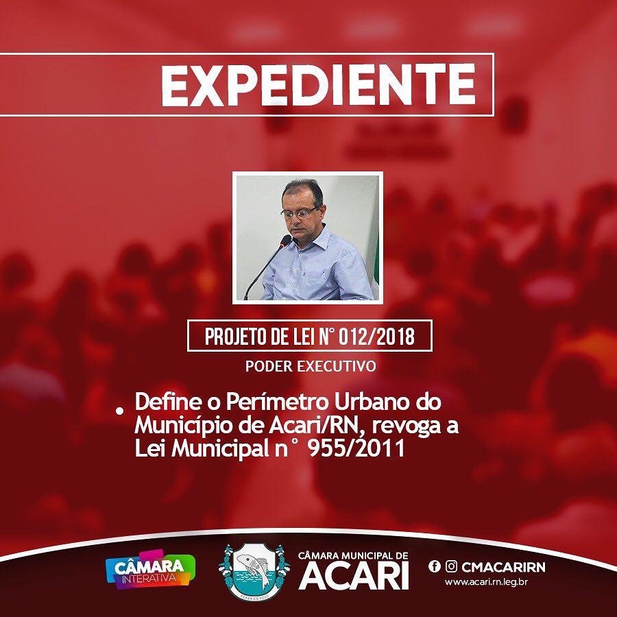 Expediente da 16ª Sessão Ordinária do 2° período legislativo de 2018