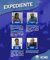 Expediente da 3ª Sessão Ordinária do 1º período legislativo de 2019