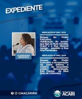 Expediente da 4ª Sessão Ordinária do 2º período legislativo de 2019