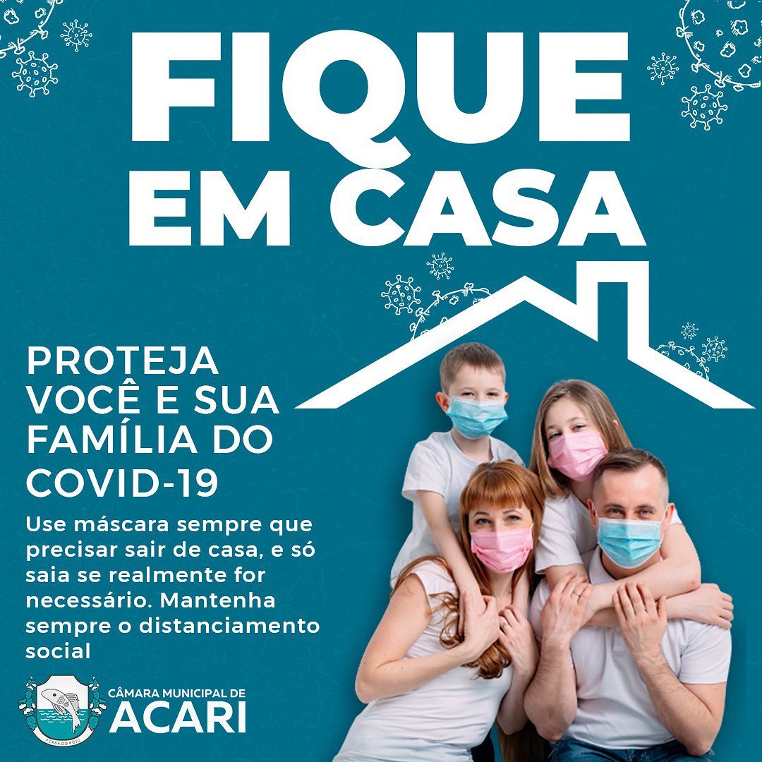 FIQUE EM CASA ! 🏠
