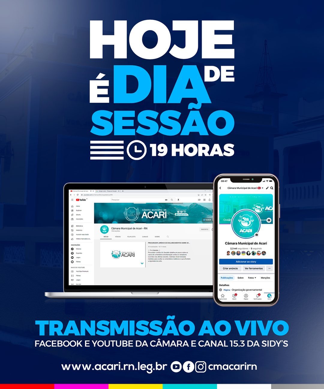 HOJE TEM SESSÃO!!