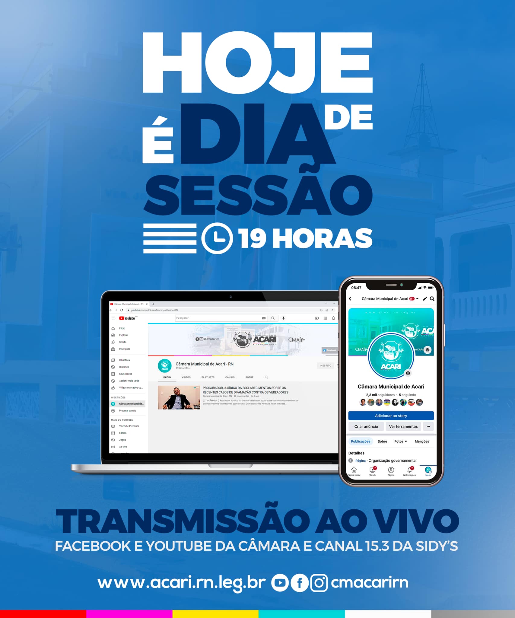 HOJE TEM SESSÃO!!