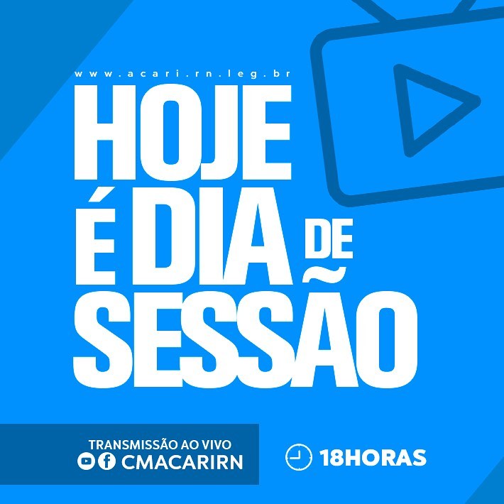 HOJE TEM SESSÃO!