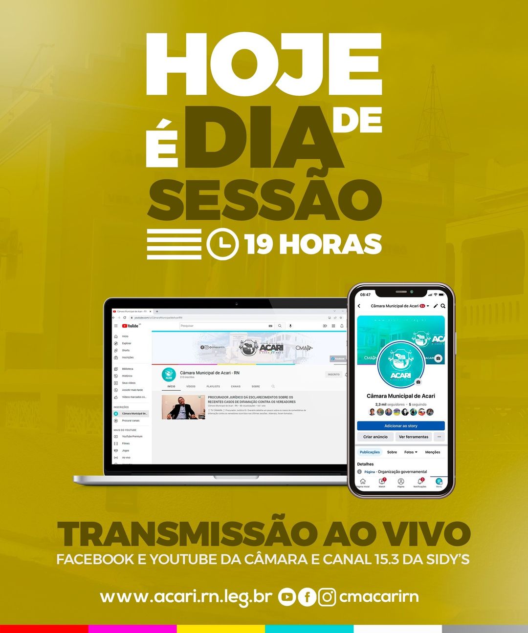 HOJE TEM SESSÃO!!