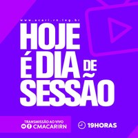 HOJE TEM SESSÃO!