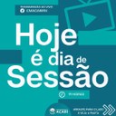 Hoje teremos a 2ª Sessão Ordinária do Poder Legislativo