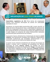 Implantação do Legis Vídeos no Serído