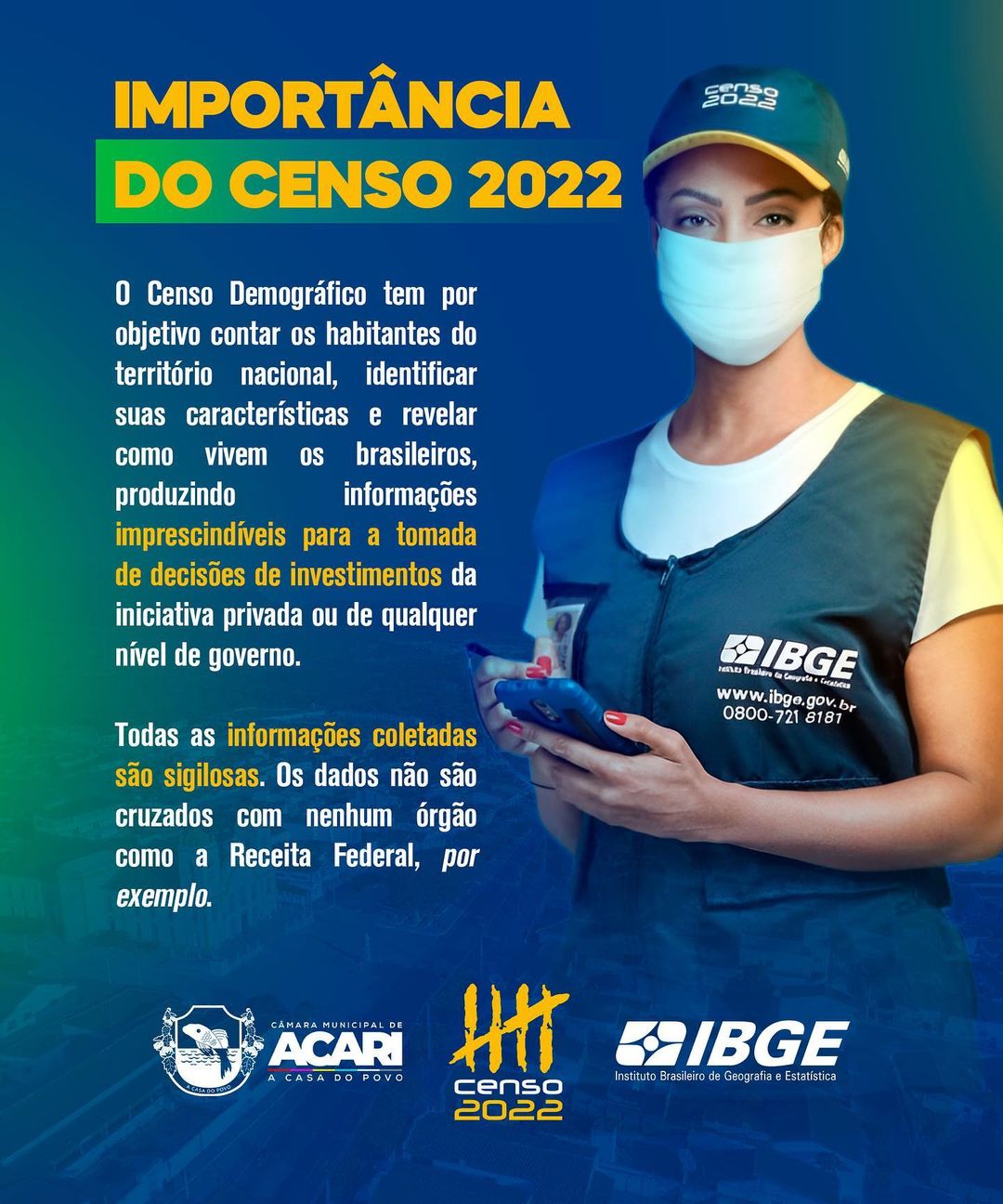 IMPORTÂNCIA DO CENSO 2022