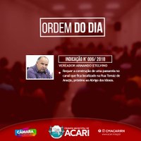 Ordem do Dia da 4ª Sessão Ordinária 