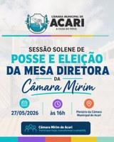 Posse e eleição da Mesa Diretora da Câmara Mirim
