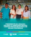 PRESIDENTE DA CÂMARA PALOMA E VEREADOR ERIVAN VISITAM FECAM EM BUSCA DE NOVAS PARCERIAS