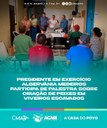 PRESIDENTE EM EXERCÍCIO ALBERVÂNIA MEDEIROS PARTICIPA DE PALESTRA SOBRE CRIAÇÃO DE PEIXES EM VIVEIROS ESCAVADOS