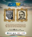 SESSÃO SOLENE HOMENAGEARÁ FELINTO LÚCIO DANTAS E SILVINO BEZERRA FILHO NO DIA 10 DE ABRIL EM ACARI