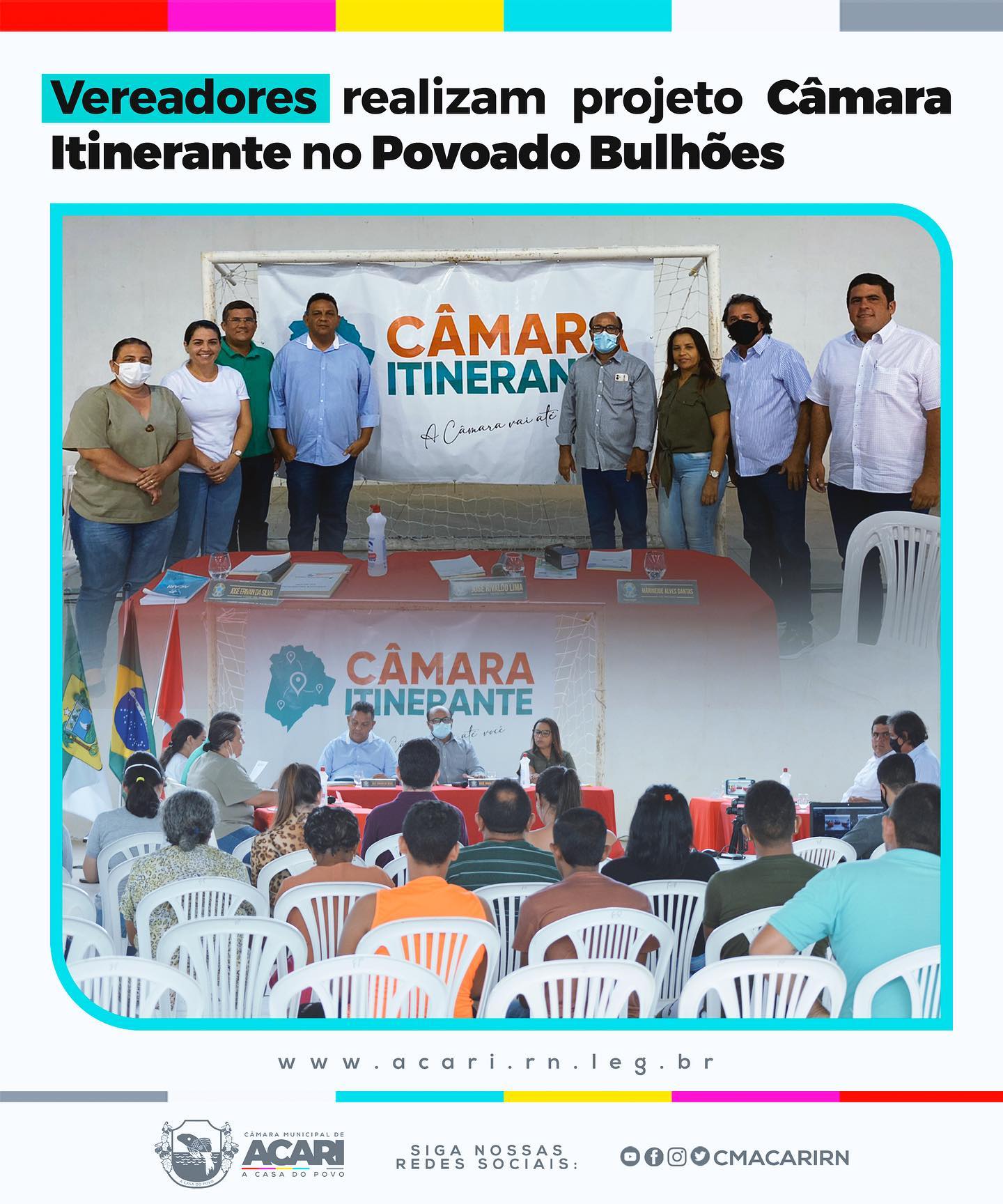 VEREADORES REALIZAM PROJETO CÂMARA ITINERANTE NO POVOADO BULHÕES